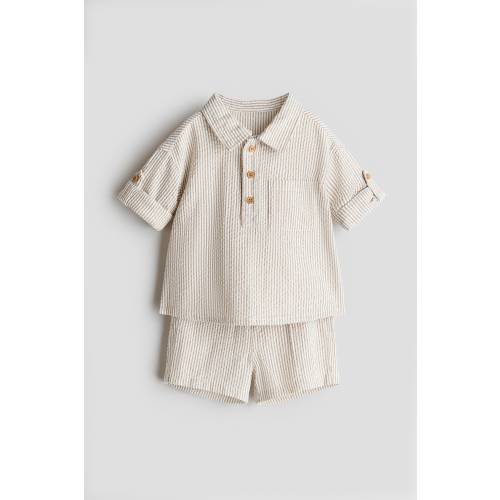 2-PIECE COTTON SEERSUCKER SET