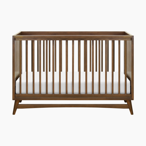 babyletto Peggy 3-in-1 Crib with Toddler Bed Conversion Kit - Natural Walnut