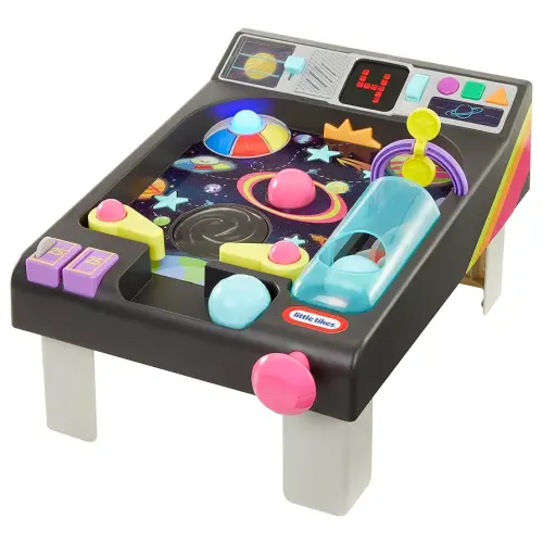Little Tikes Old School My First Pinball Activity Table, Letters, Numbers, Planets, Counting, Sounds, Learning, Lights, Retro, Preschool Toy for Toddlers Girls Boys Ages 12 months, 1 - 2 Years
