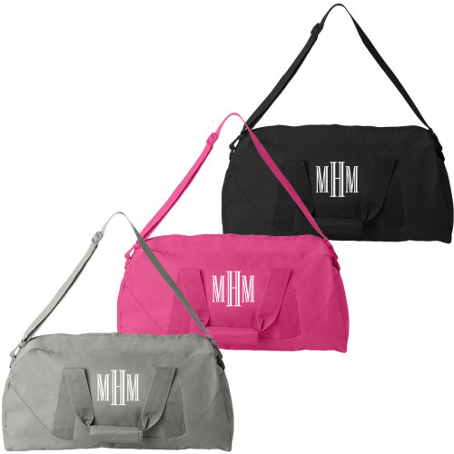 Monogrammed Large Duffel Bag