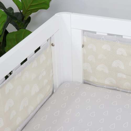 Nordic Air+ Cot Liner Grey/Sand
