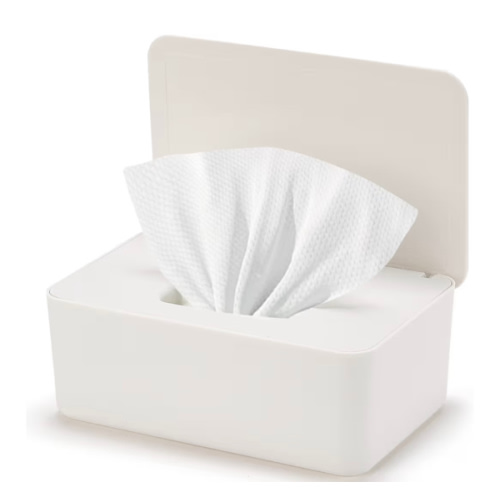 Baby Wipes Dispenser, Wipe Holder for Baby & Adult,Keeps Wet Tissue Fresh, Non-Slip Wipes Case, Flushable Wipe Container with Sealing Design Lid