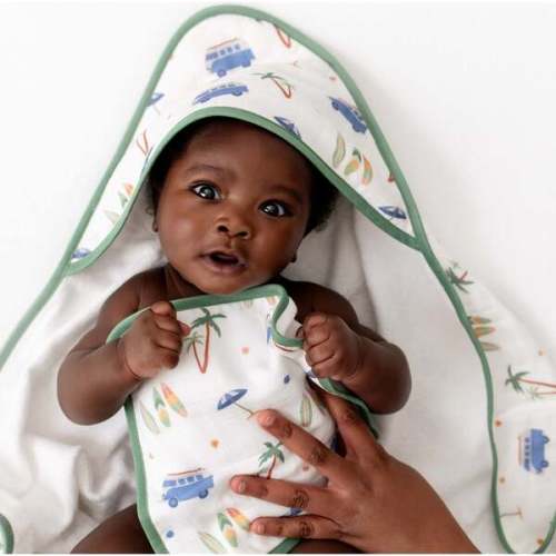 Surfboard Hooded Towel Set - Bamboo Little | Maisonette