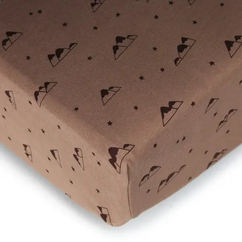 Latte Mountain | Organic Crib Sheets – L'ovedbaby