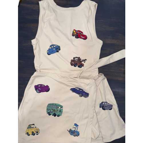 Disney Tennis Dress, Disney Outfit For Women, Cars Dress