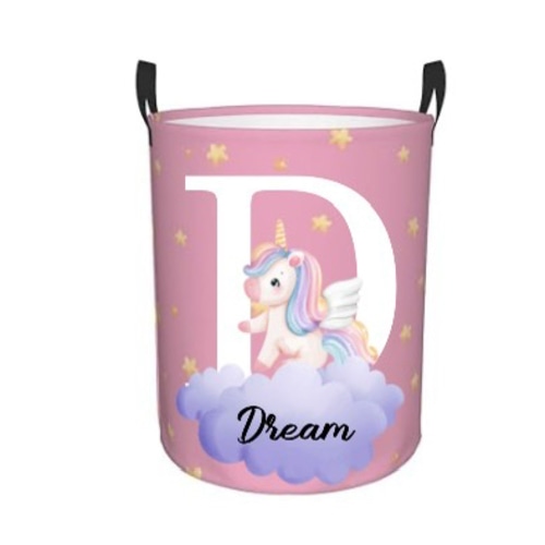 Personalized Cute Forest Animal Laundry Hamper for Kids,Custom Name Dirty Clothes Basket, Nursery Toy Bin Organizer for Baby Boys Girls Toddler Bathroom Bedroom Decor, Collapsible Storage with Handles
