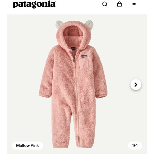 Patagonia Baby Furry Friends Fleece Bunting