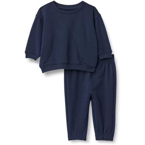 Amazon Essentials unisex-baby Sweatshirt & Sweatpant Set