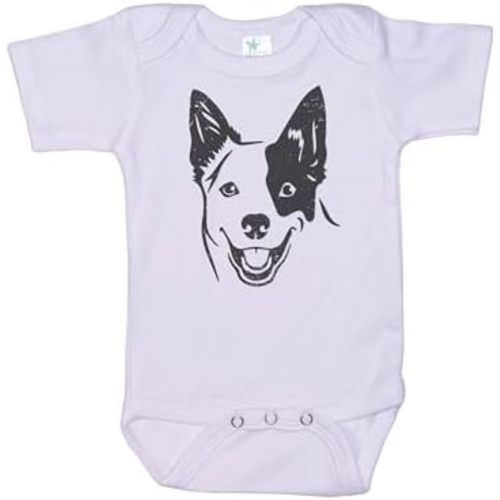 Ebenezer Fire Australian Cattle Dog Baby Onesie/Blue Heeler/Cute Newborn Outfit