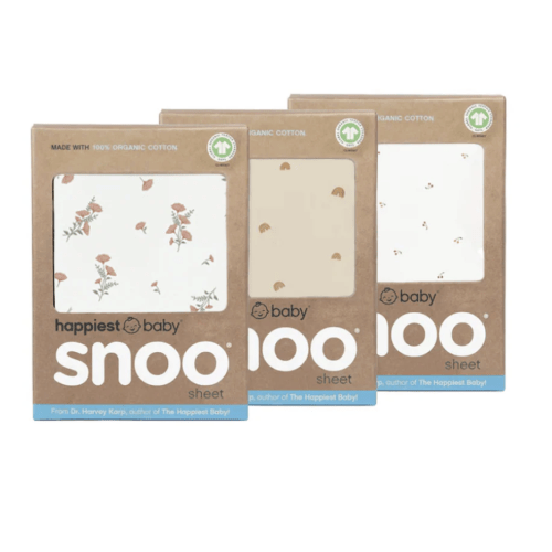 100% Organic Cotton Baby Bassinet Sheets for SNOO