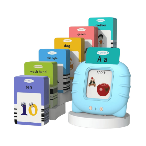 Muzhda Smart Talking Flash Cards for Early English Education, 224 Count, 1 Pack