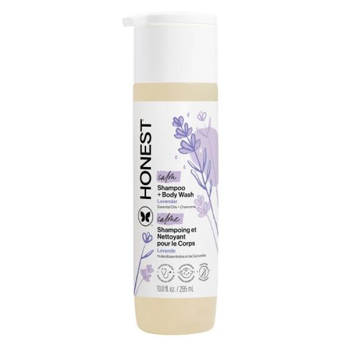 The Honest Company Calm Shampoo + Body Wash - Lavender - 10 fl oz: All Hair Types, Daily Use, Gel Form, Paraben-Free