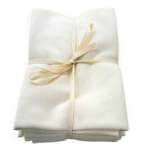 Organic Cotton Burp Cloths - 4 Pack | CozyPure