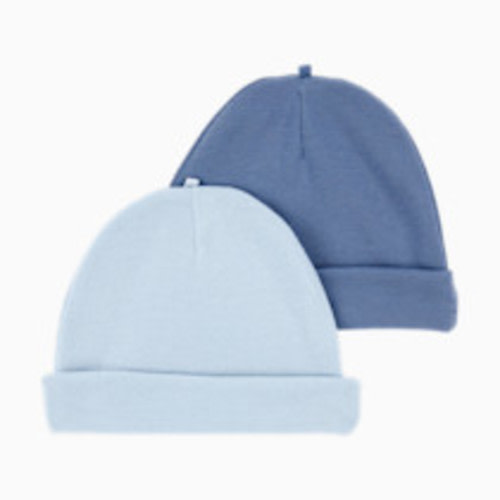 Carter's PurelySoft 2-Pack Caps - Navy Blue, 0-3 M
