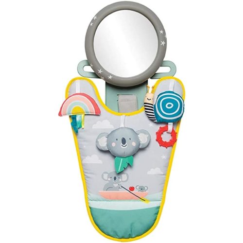 Taf Toys Koala in-Car Play Center | Parent and Baby’s Travel Companion, Keeps Both Relaxed While Driving. Car Activity Center with Mirror to Watch Baby from Driver’s Seat, for 0 Months and up