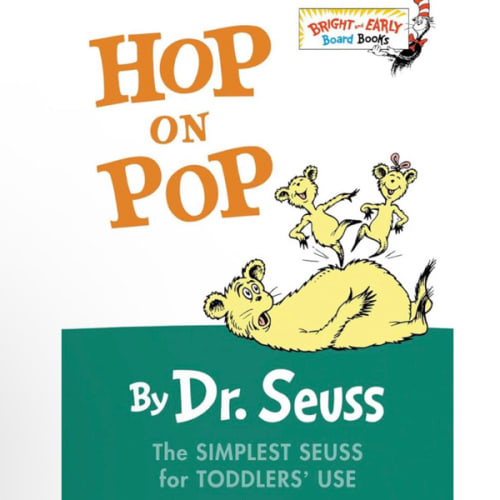 Hop on Pop: The Simplest Seuss for Youngest Use (Bright & Early Board Books)