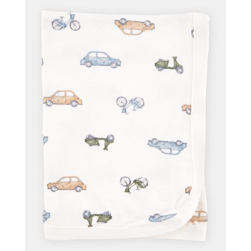 Baby Boy Cars PurelySoft Blanket - Ivory - Carter's | Carter's