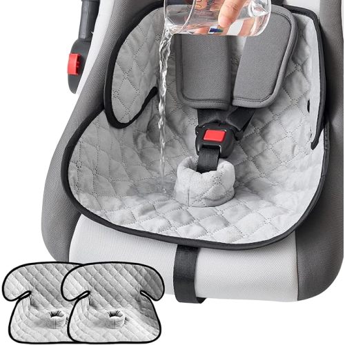 2 Pack Waterproof Piddle Pads Carseat Potty Training Car Seat Protector Waterproof Car Seat Liner Cover to Prevent Pee