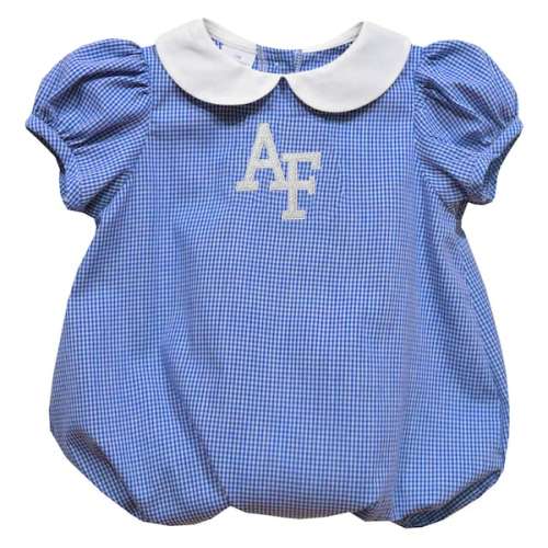 Air Force Falcons Vive La Fete Girls Infant Puffy Bubble Dress - Royal