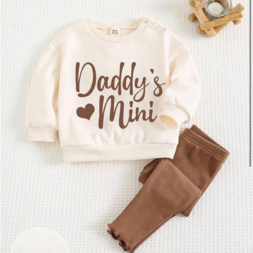 Cozy Pixies 2pcs Newborn Baby Girl Leopard Print Hoodie & Leggings Set | SHEIN USA