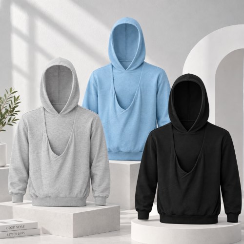 CuddleDad – Comfortable & Practical – Men's Hoodie with Baby Pouch – My Little Darling