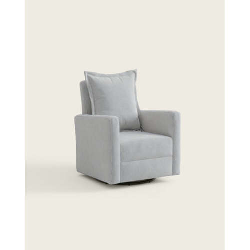 Dawn Swivel Nursery Glider Chair | Nestig