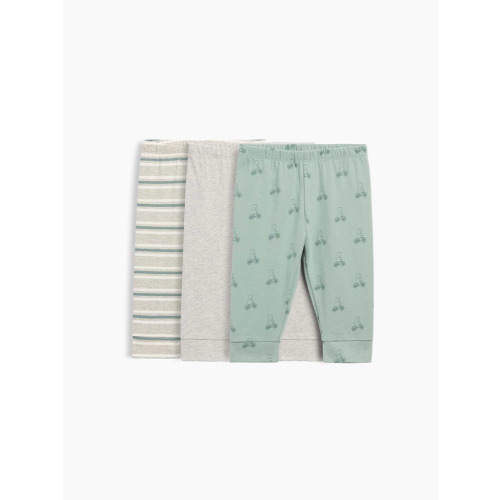 Baby First Favorites Organic Cotton Pull-On Pants (3-Pack)