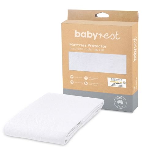 BabyRest Waterproof Cradle Mattress Protector (85 x 50cm) – Baby Kingdom