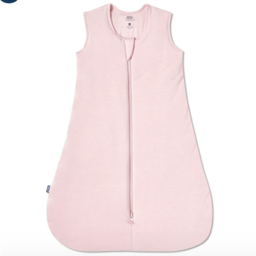 HALO - 1.5 TOG supersoft bamboo wearable blanket, double zipper sleeping bag with weighted feel - pink