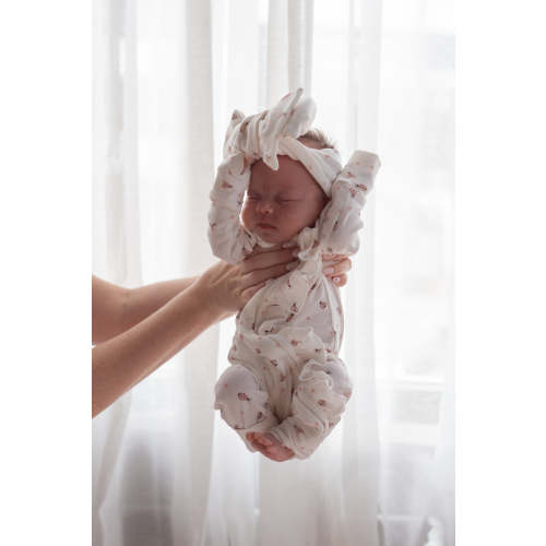 Frill Zip Romper | Pink Ladybug – Little and Fern