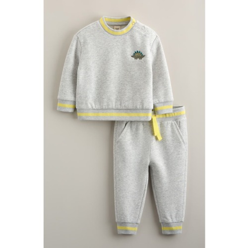 Embroidered Sweatshirt & Joggers Set