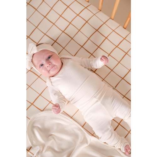 Cot Organic Sheet - Lattice