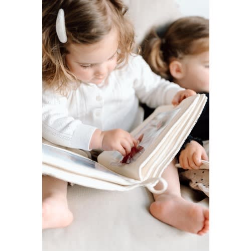 Bestseller Baby Gift: Fabric Baby Photo Album Soft Montessori Memory Book New Baby Gift Baby Shower Gift Gender Neutral Baby Personalized