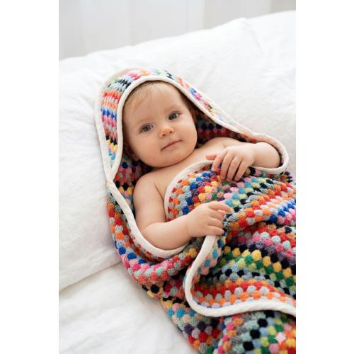 Handwoven Turkish Cotton Baby Swaddle Blanket: Super Soft Hooded Towel