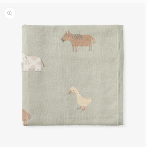 On the Farm Knit Blanket