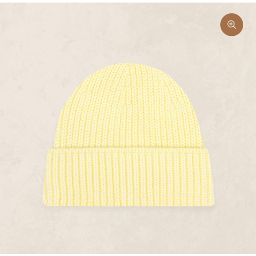 Knit Beanie - Butter Yellow