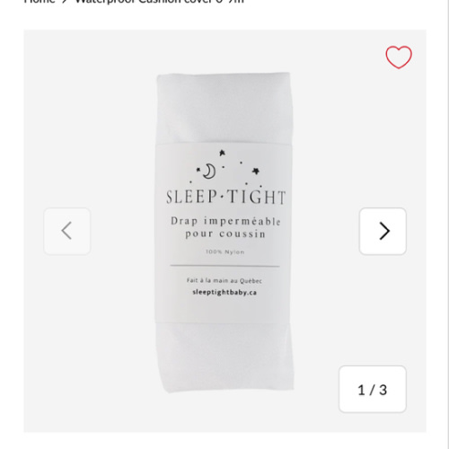 Waterproof Cushion cover 0-9m – CLÉMENT