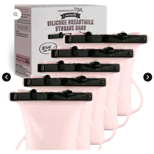 Reusable Silicone Breastmilk Storage Bags | Legendairy Milk