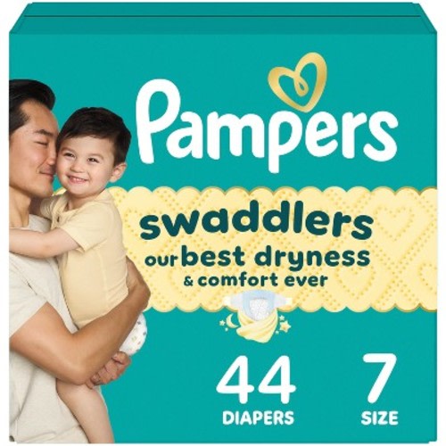 Pampers Swaddlers Sensitive Disposable Diapers - Size 7 - 44ct