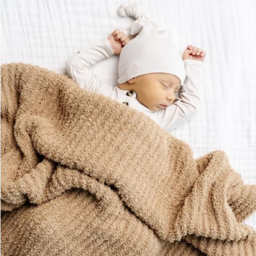 Chenille Blanket - Tan - Small