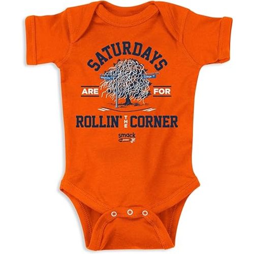 Smack Apparel Saturdays Onesie for Auburn College Fans (NB-18M)