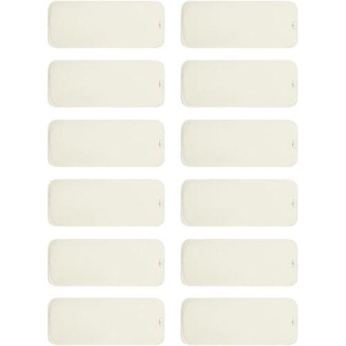 babygoal Large Cloth Diaper Inserts 12pcs for Little Kid,4 Layers Rayon from Bamboo Inserts for babygoal Large Cloth Diapers,12ZMB-B