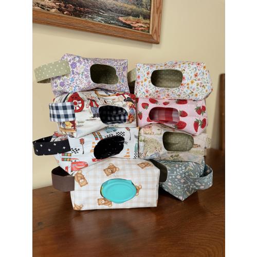 Diaper and Wipe Bag: handmade, baby essential, shower gift