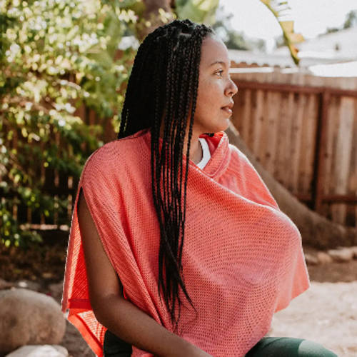 The Coral Cocoon™ Breathable Nursing Cover