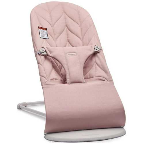 BabyBjörn Bouncer Bliss, Light Gray Frame Petal Pink