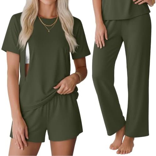 3 Piece Maternity Nursing Pajamas Set