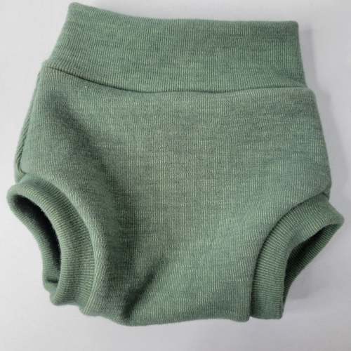 Traditional Diaper Cover Striped Jade (HW)
