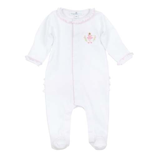 Twinkle Toes Embroidered Footie