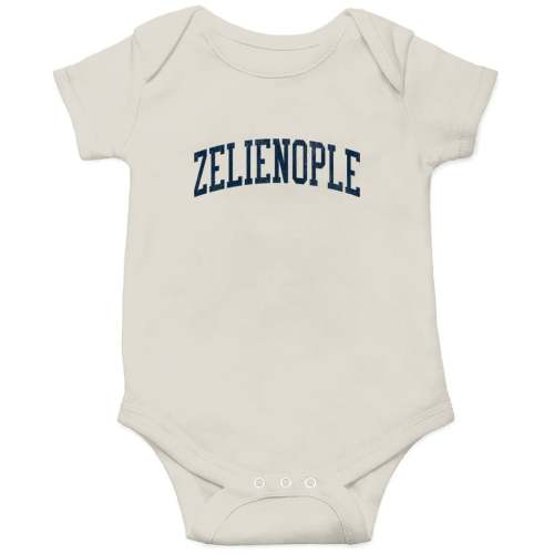 Zelienople Pa Vintages Athletic Sports Jsn2 Navy Print Baby Onesies