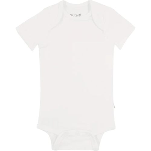KYTE BABY Short Sleeve Unisex Baby Bodysuits, Rayon Made From Bamboo Material